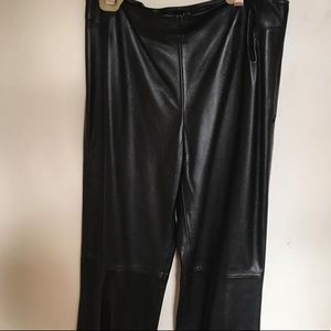 Dana Buchman lambskin real leather pants